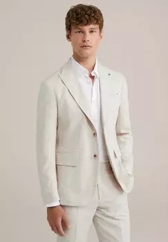 Пиджак-блейзер WE Fashion, бежевый