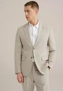 Пиджак-блейзер WE Fashion, бежевый