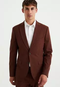 Пиджак-блейзер WE Fashion, коричневый