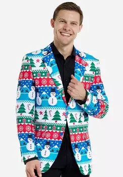Пиджак-блейзер XMAS OppoSuits, синий