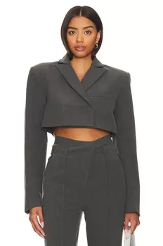 Пиджак Camila Coelho Ludlow Cropped, цвет Charcoal