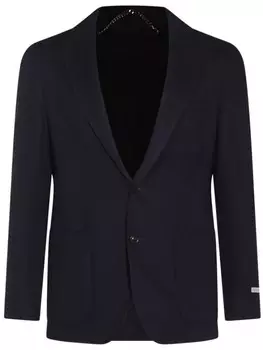 Пиджак Canali с вырезом, синий