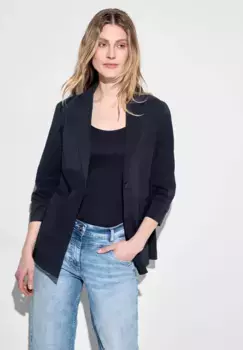 Пиджак Cecil с воротником с лацканами, синий