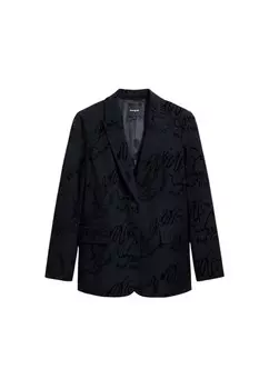 Пиджак Desigual классический, черный