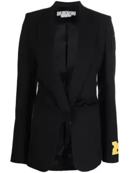 Пиджак Dry Wo Twisted OFF-WHITE, черный