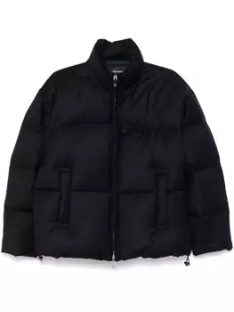 Пиджак Emporio Armani с воротником-стойкой, синий