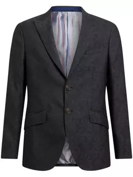 Пиджак ETRO с узорчатым жаккардом, серый