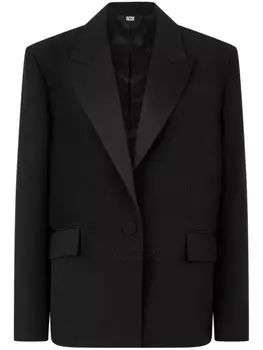 Пиджак GCDS с v-образным вырезом, черный