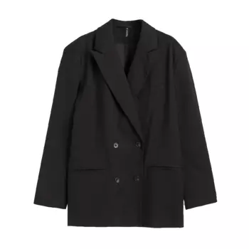 Пиджак H&amp;M Double Breasted, черный
