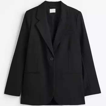 Пиджак H&amp;M Single-breasted, черный