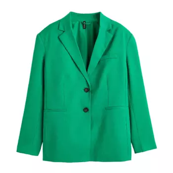 Пиджак H&amp;M Single-breasted, зеленый