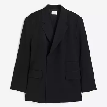 Пиджак H&M Oversized, черный