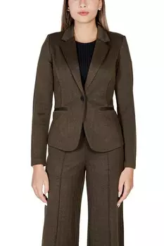 Пиджак Ichi приталенный, коричневый