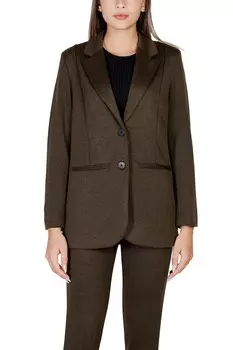 Пиджак Ichi прямой, зеленый