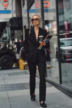 Пиджак индивидуального пошива ZARA, черный