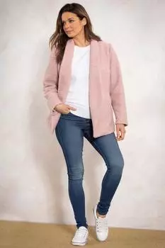 Пиджак из букле с драпировкой спереди Klass., оранжевый