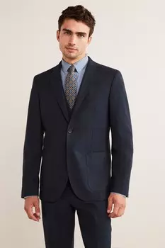 Пиджак из фланелевой ткани Next, синий