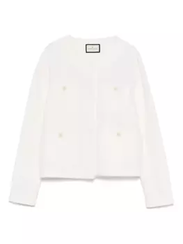 Пиджак из натуральной шерсти Bruno Manetti, нейтральный