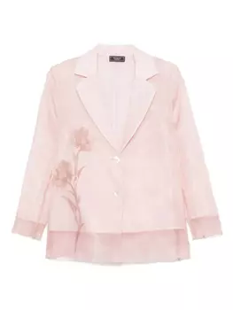 Пиджак из органзы Peserico, розовый