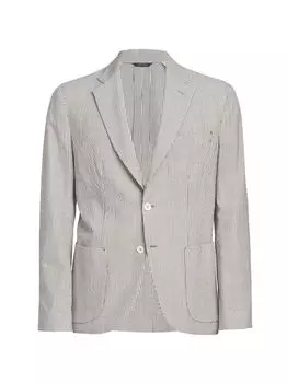 Пиджак из смесовой шерсти Loro Piana, белый