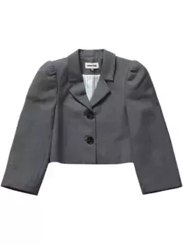 Пиджак из смесовой шерсти SHUSHU/TONG, серый