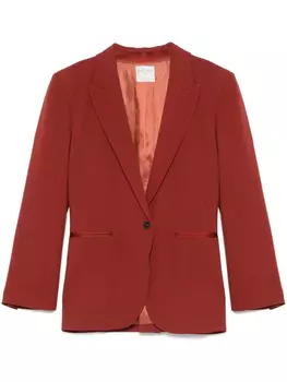 Пиджак из ткани кади Forte Forte, коричневый