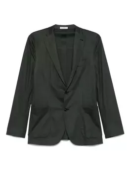 Пиджак из ткани пике Boglioli, зеленый