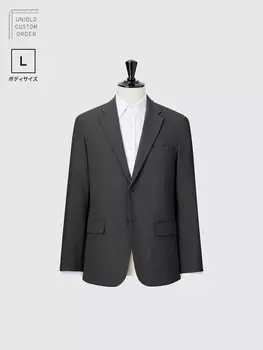 Пиджак kando Uniqlo, темно-серый