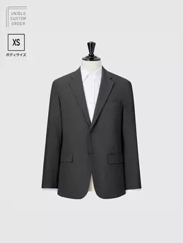 Пиджак kando Uniqlo, темно-серый