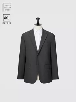 Пиджак kando Uniqlo, темно-серый