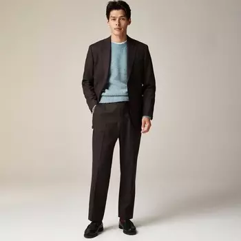 Пиджак классического кроя Crosby из легкой итальянской шерсти J.Crew, коричневый