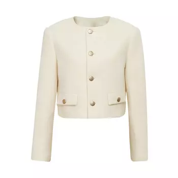 Пиджак короткий Deep Breath с длинными рукавами, розовый