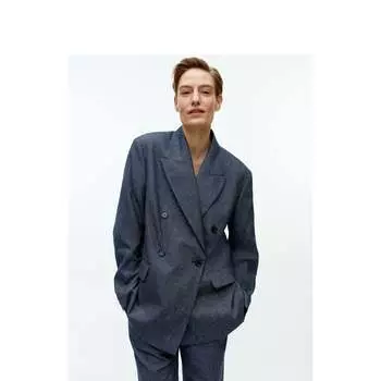 Пиджак костюмный Arket женский, синий
