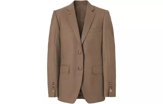 Пиджак костюмный Burberry женский, темно-серый