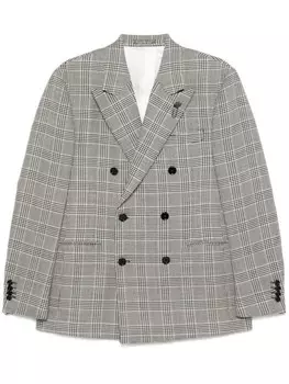 Пиджак Lardini в полоску, черный