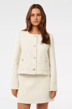 Пиджак Линда букле Forever New, белый