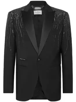 Пиджак Lord с бисером Philipp Plein, черный