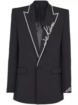 Пиджак Love Letter Balmain, черный