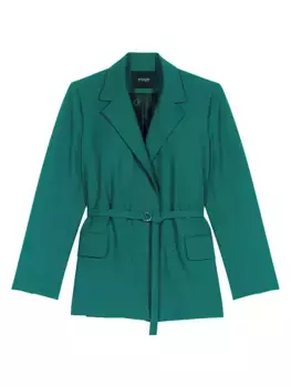 Пиджак Maje, цвет bottle green