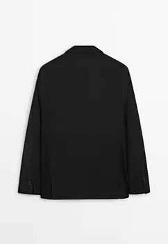 Пиджак Massimo Dutti, черный