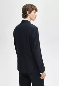 Пиджак Massimo Dutti, темно-синий