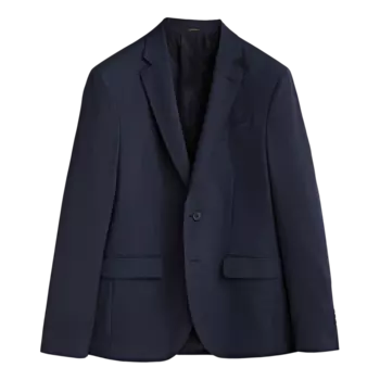 Пиджак Massimo Dutti Wool, синий