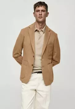 Пиджак MOLINA Mango, коричневый