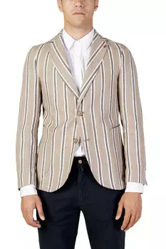Пиджак Mulish в полоску, бежевый