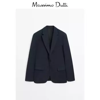 Пиджак мужской Massimo Dutti, темно-синий