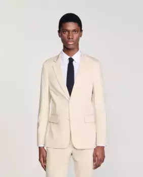 Пиджак мужской Sandro, белый
