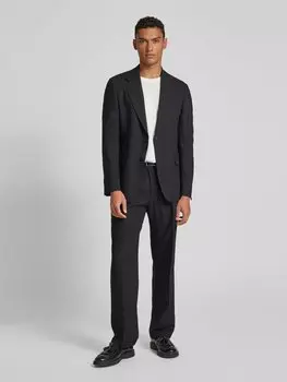 Пиджак на 2 пуговицах с карманами с клапанами, модель «Алфи» Strellson, черный