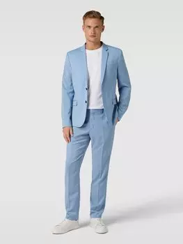 Пиджак на 2 пуговицах с карманами с клапанами, модель «VESTE» THE KOOPLES, светло-голубой