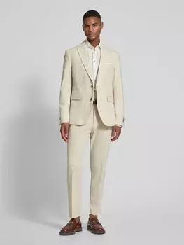 Пиджак на 2 пуговицы с воротником-лацканом, модель «Data» Cinque, бежевый