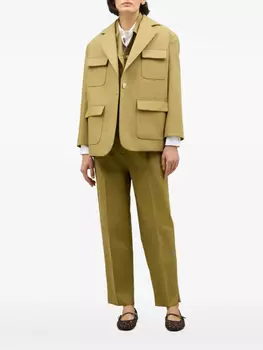 Пиджак на пуговицах Boglioli, зеленый